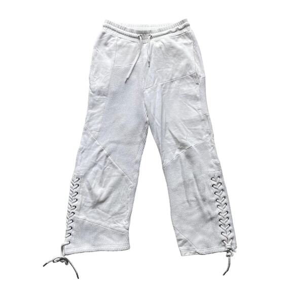 MCQ Alexander McQueen white cropped sweatpants - Picture 1 of 7